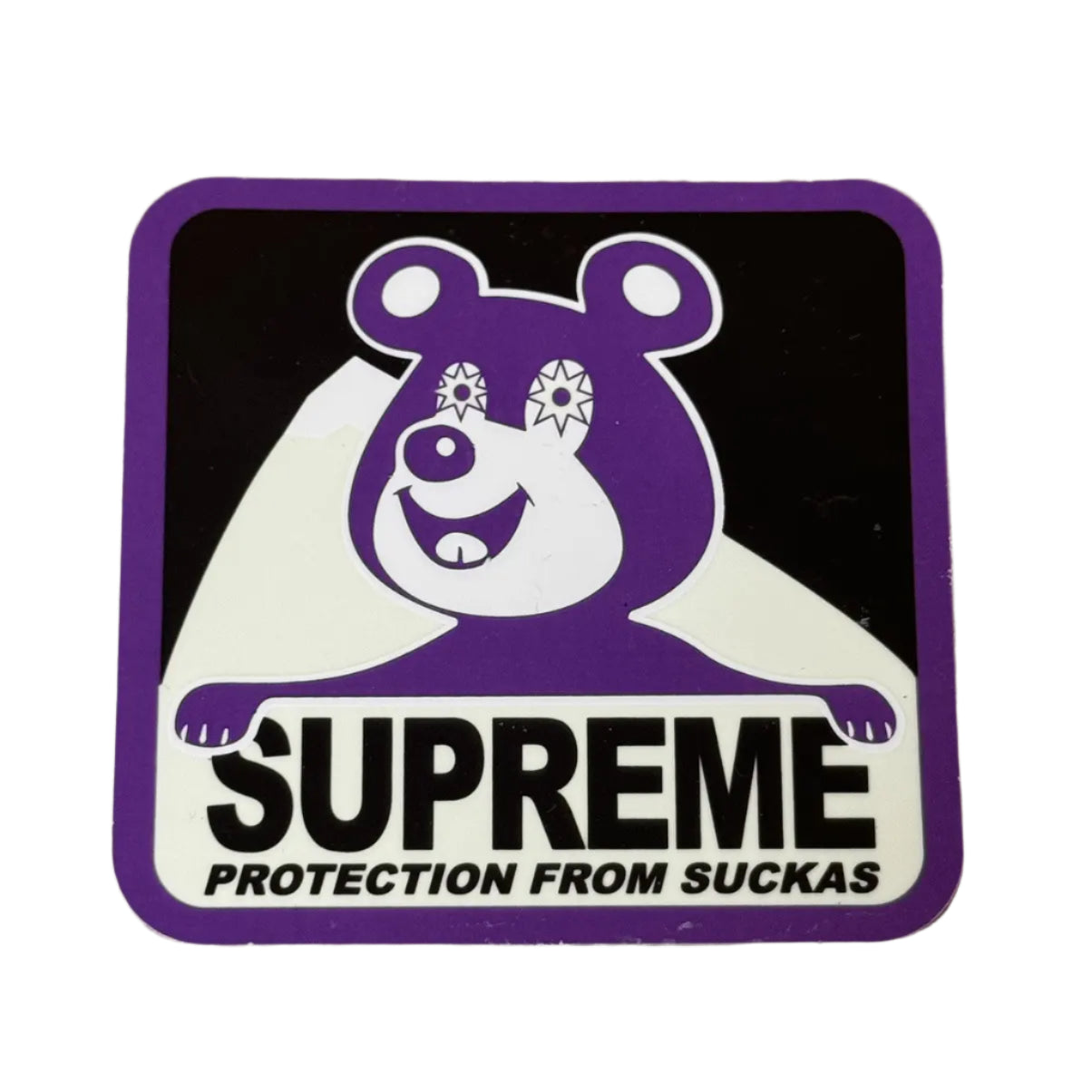 Supreme Bear Sticker Purple FW20