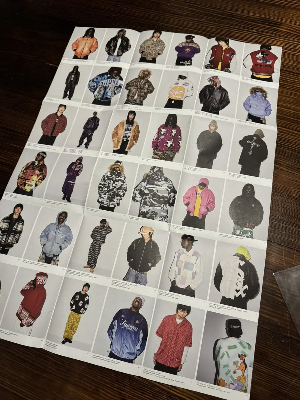 Supreme FW25 Lookbook Poster