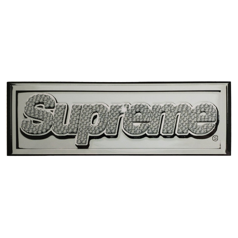 Supreme Silver Box Logo Sticker 1999