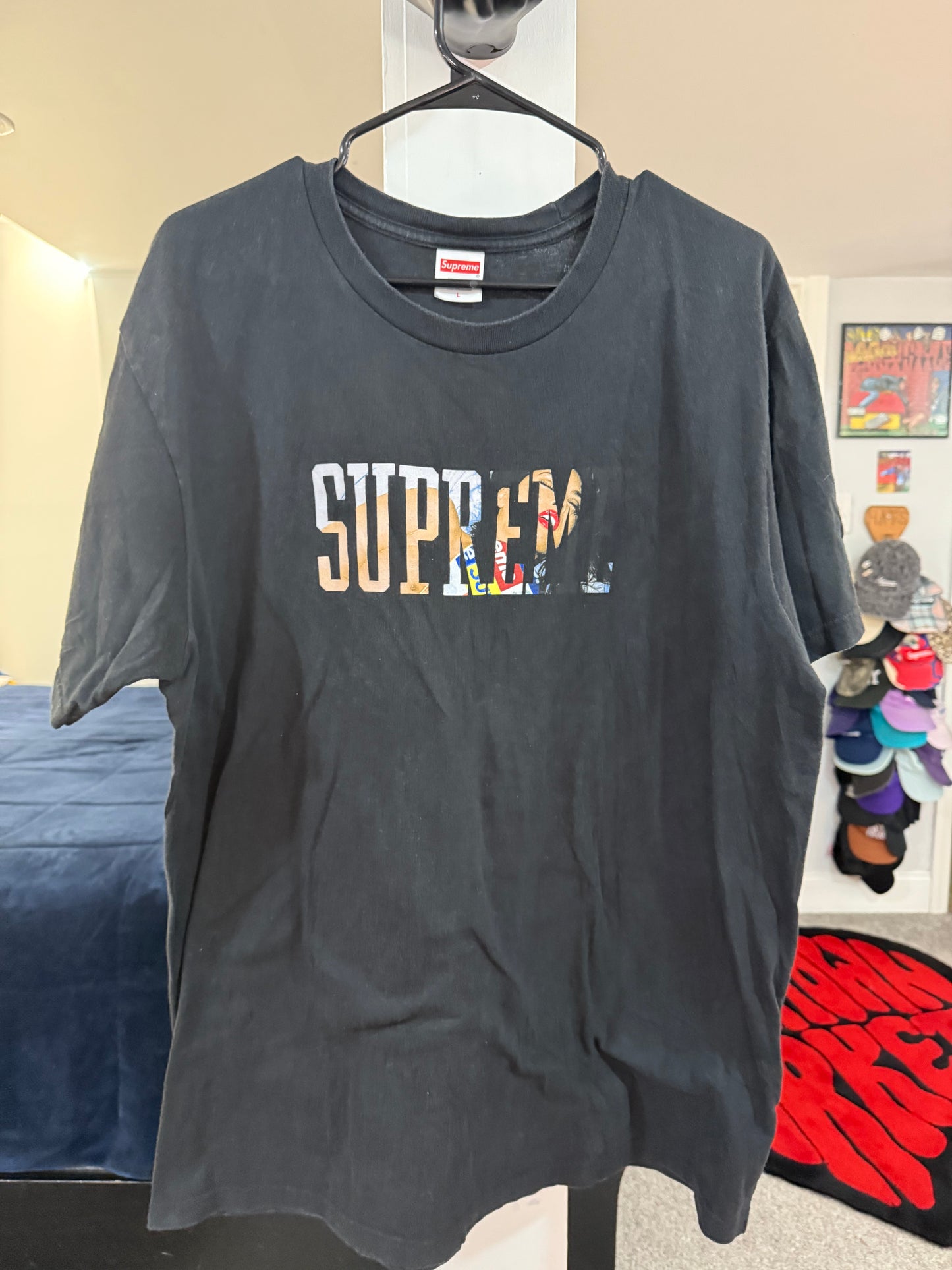 Supreme Tera Patrick Black T-Shirt (Size Large Worn)