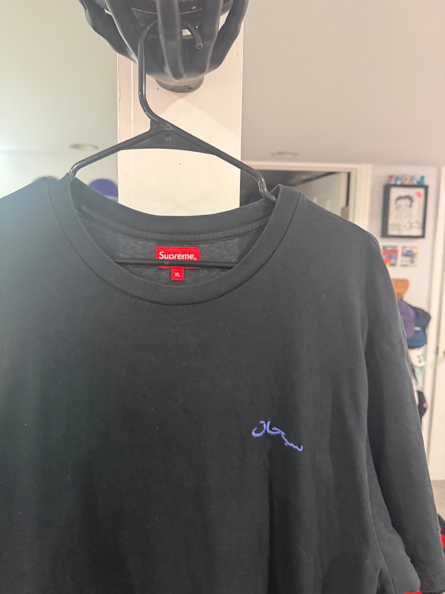 Supreme Black Arabic T-Shirt (Worn Size XL)