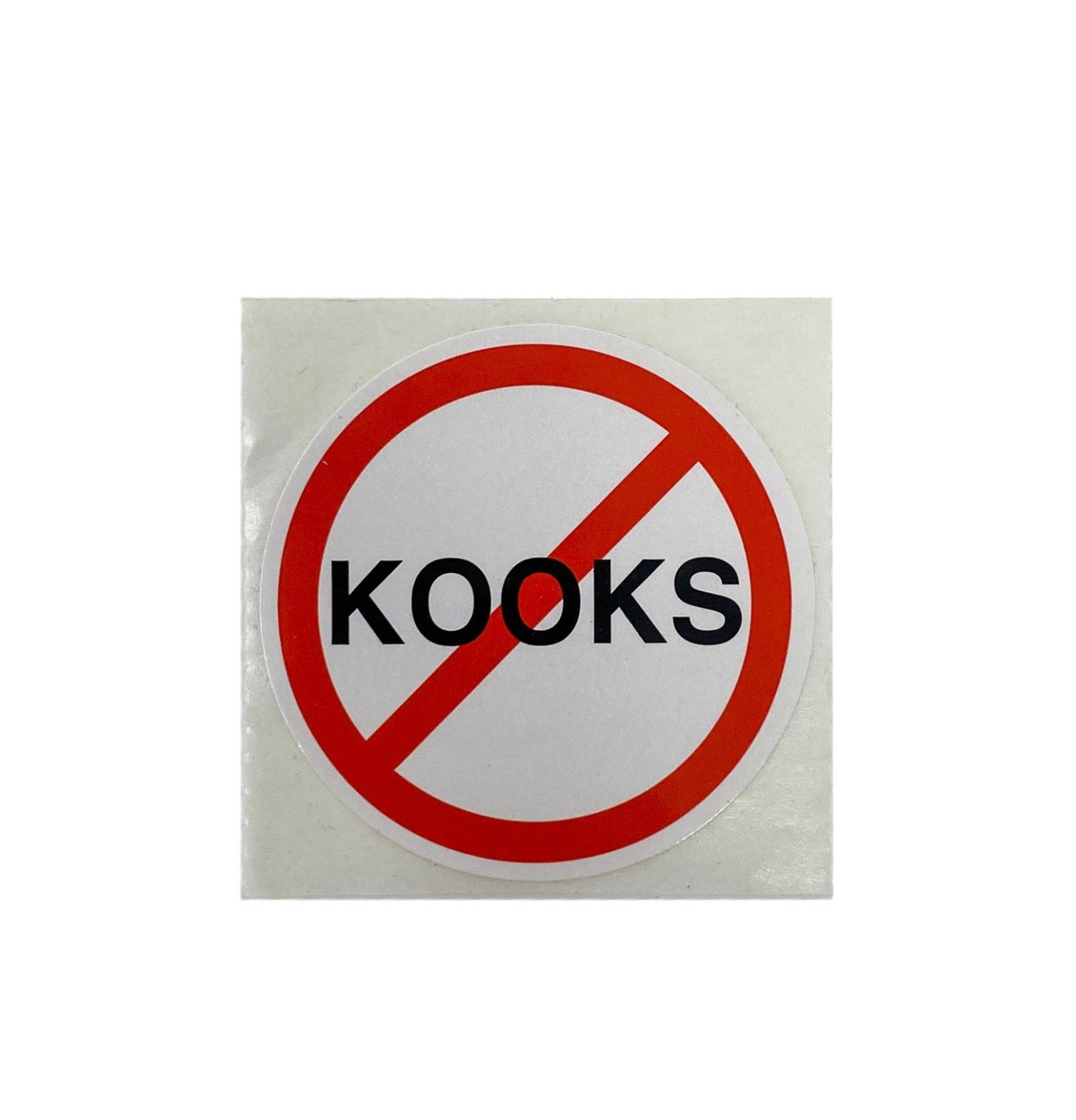 Supreme Big No Kooks Sticker SS11