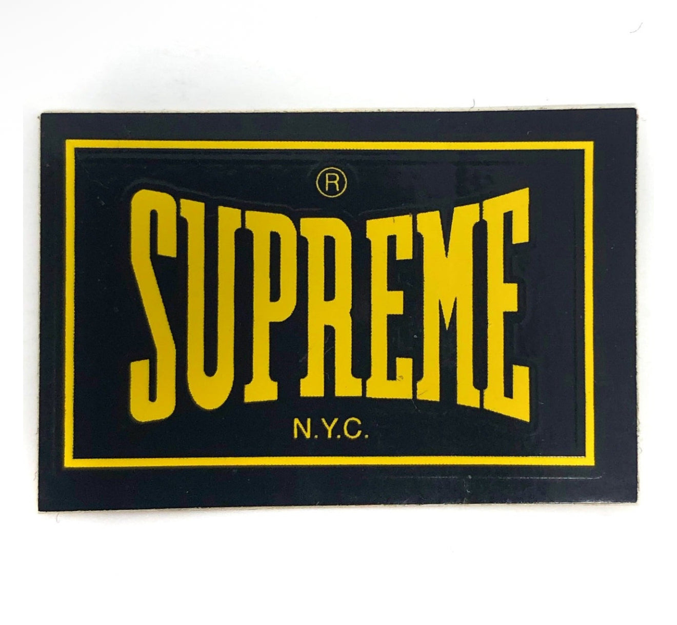 Supreme Everlast Sticker Yellow 1999