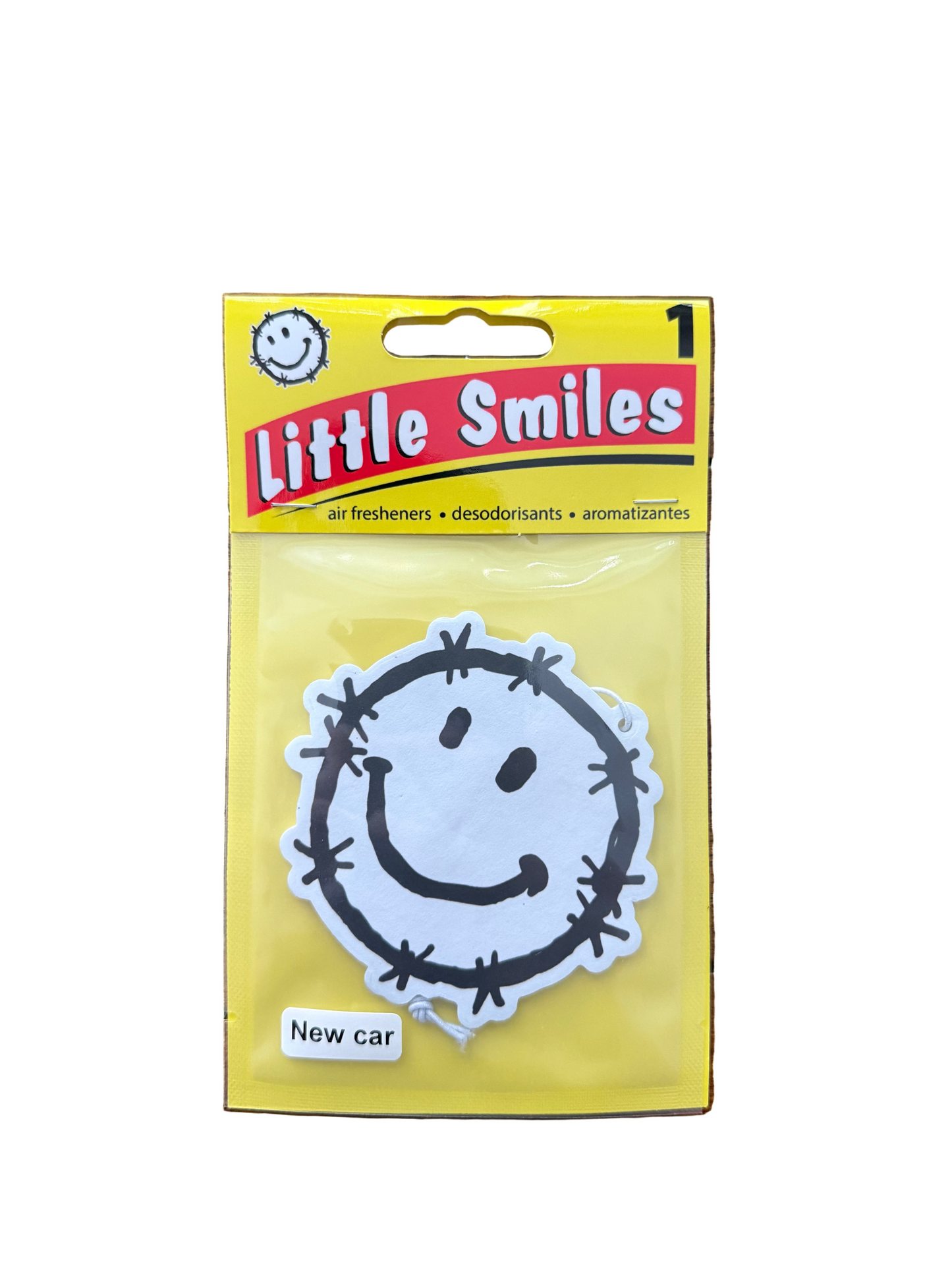 BRKNMRLS Little Smiles Car Air Freshener (Little Tress Spin Off)