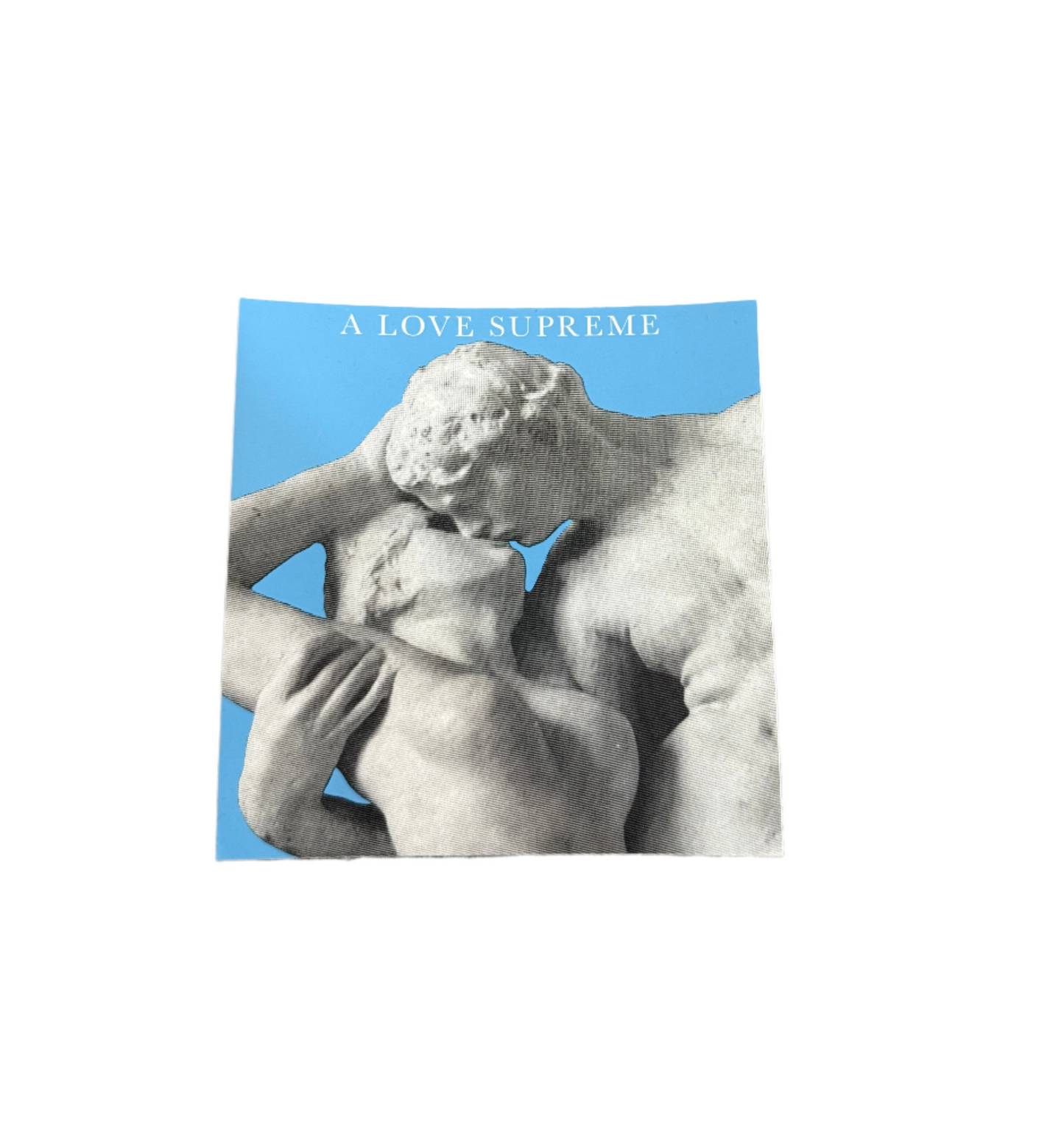 Supreme A Love Supreme Statue Sticker FW14