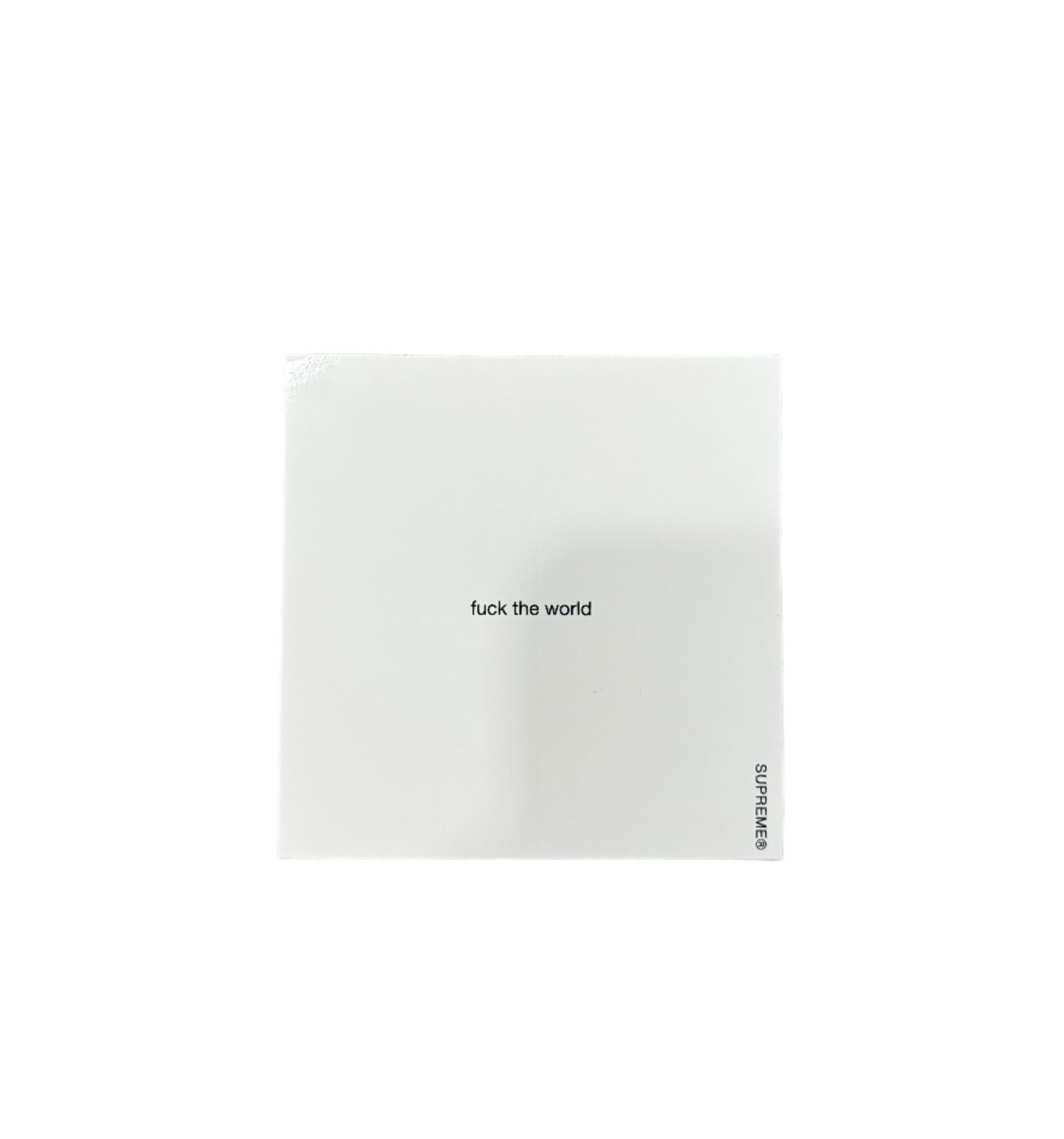 Supreme Big Fuck The World Sticker SS18