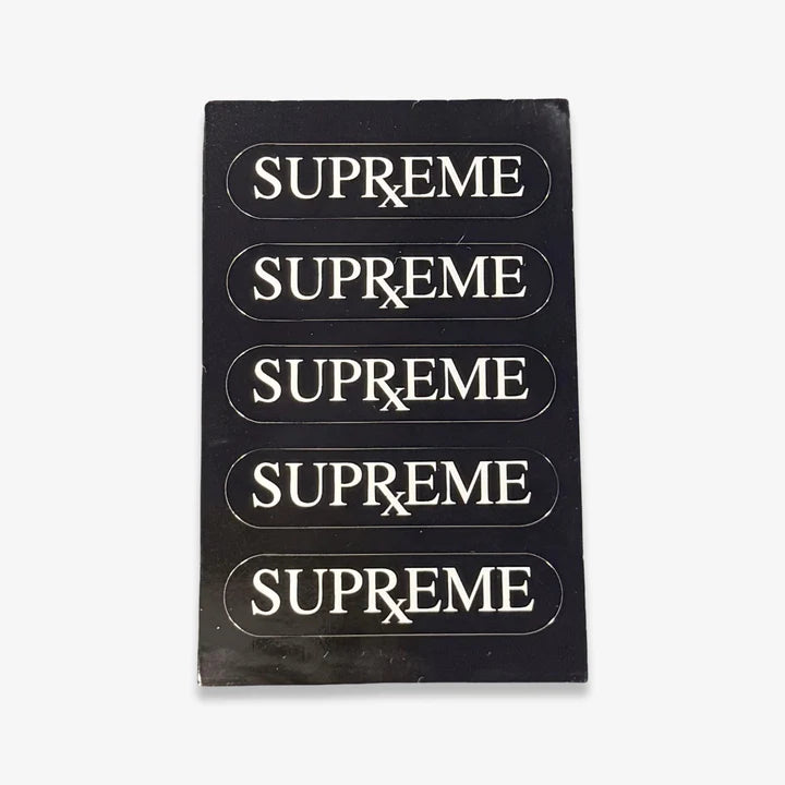 Supreme Rx Black Mini Sticker FW25