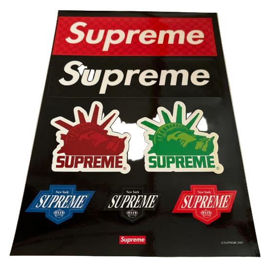 Supreme New York Magazine Sticker Sheet