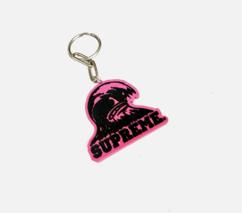 Supreme Wave Keychain Pink 2011