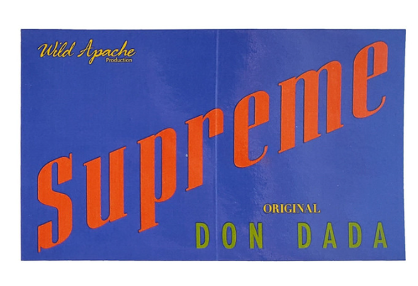 Supreme Don Dada Sticker Blue SS14