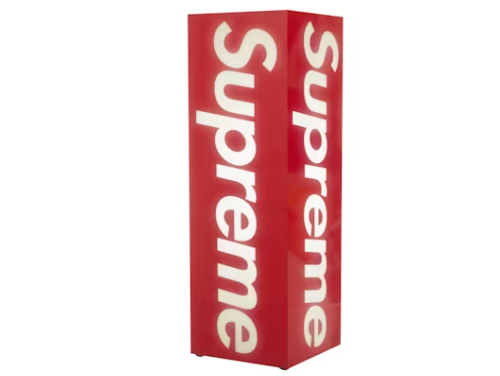 Supreme Box Logo Lamp Red - used