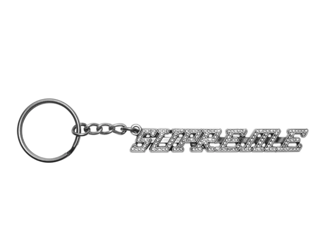 supreme keychain studded