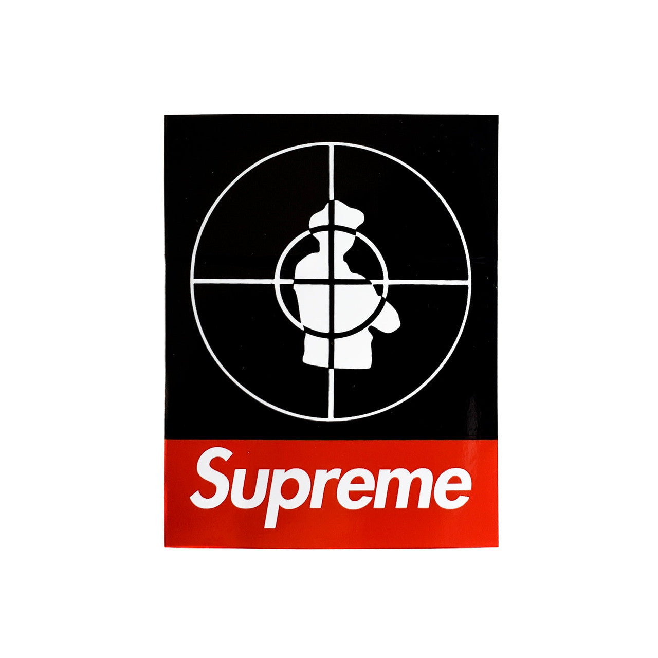 Supreme Public Enemy Crosshairs Big Sticker 2006