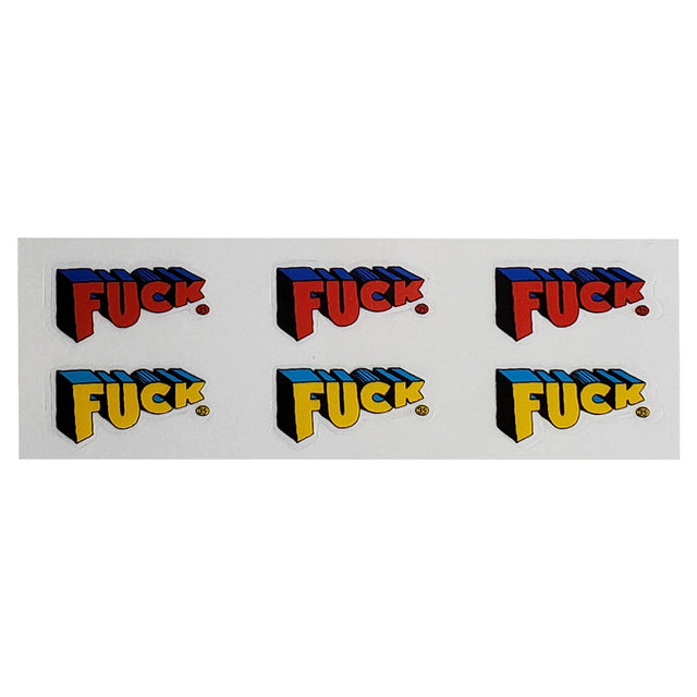 Supreme Robert Crumb Fuck Mini Sticker SS08