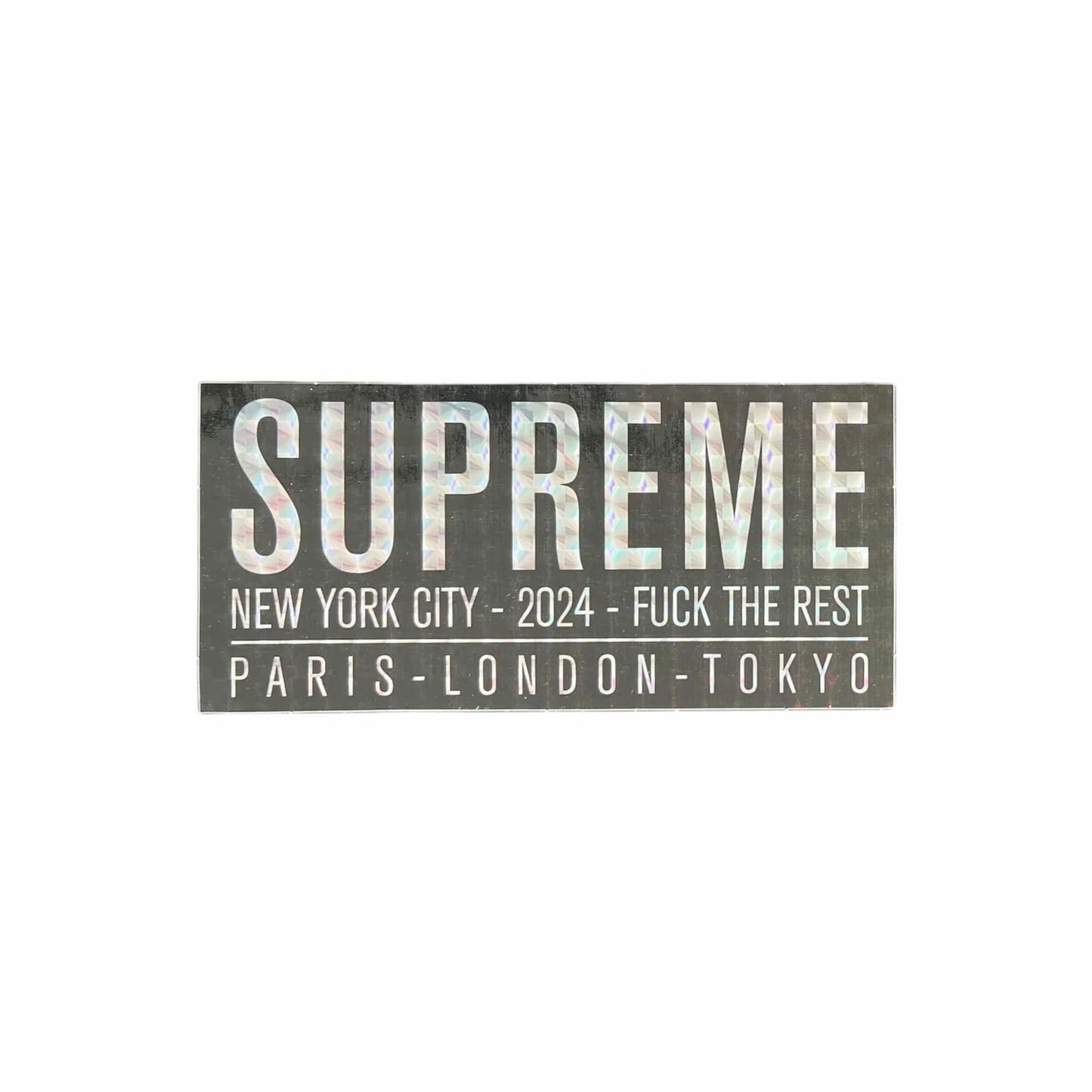 Supreme Paris Sticker Black SS24