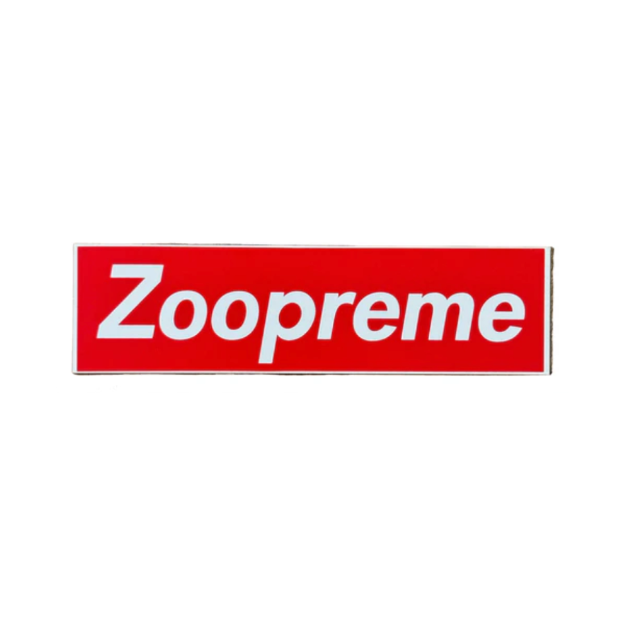 Supreme No Tab Zoopreme Box Logo Sticker 2006