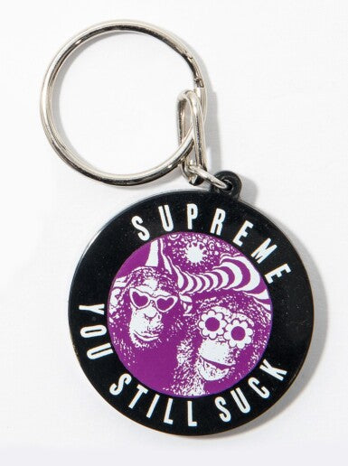 Supreme SS16 You Still Suck Black Keychain