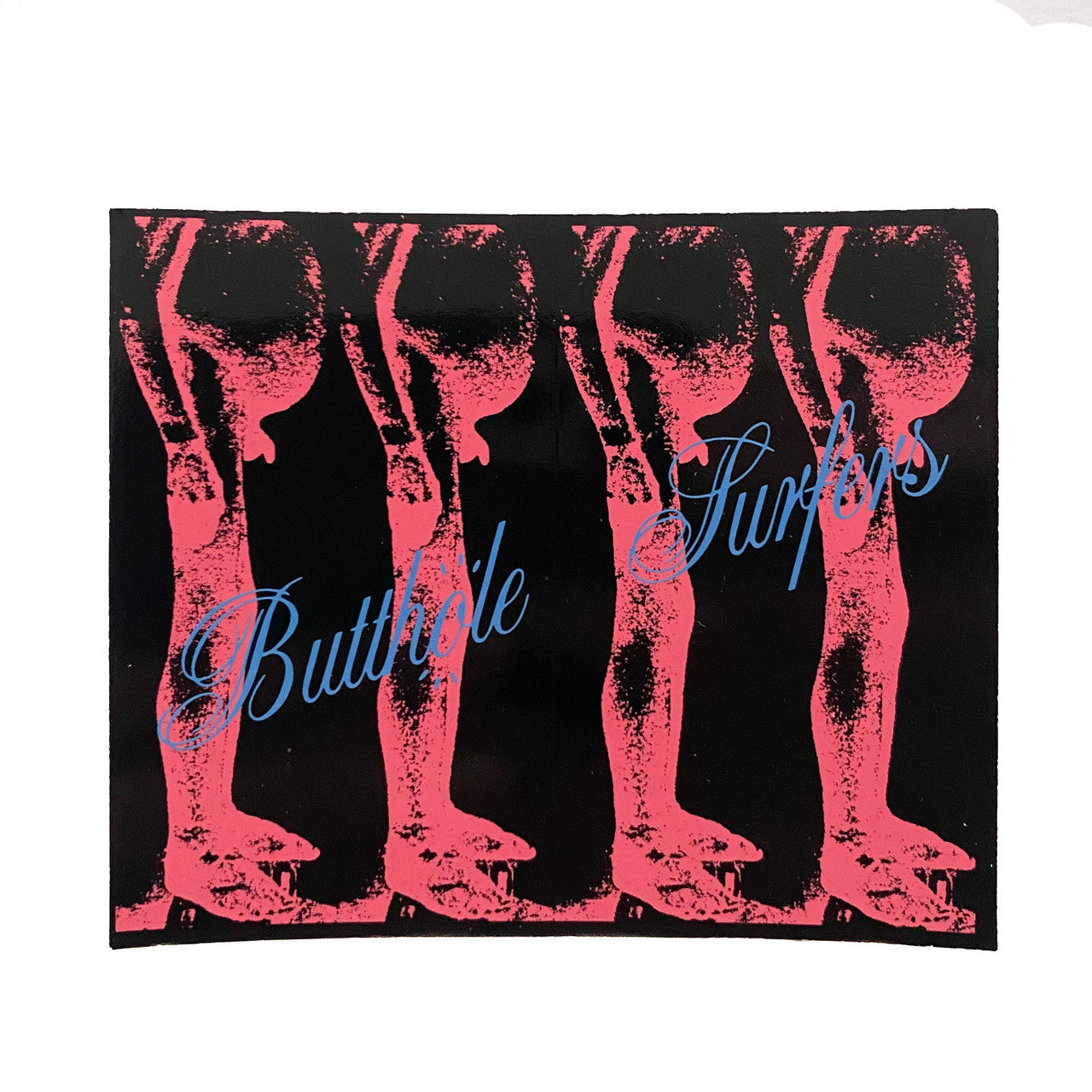 Supreme Butthole Surfers Leg Sticker Black SS21