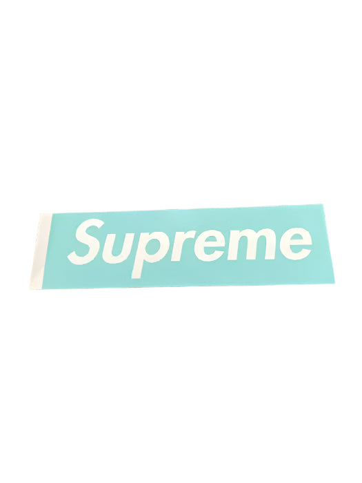 Supreme Tiffany & Co Sticker Box Logo Sticker FW21