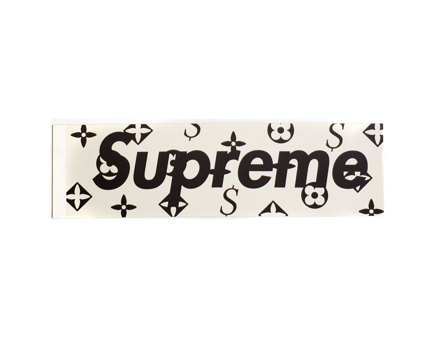 Supreme Louis Vuitton Box Logo Sticker White 2000