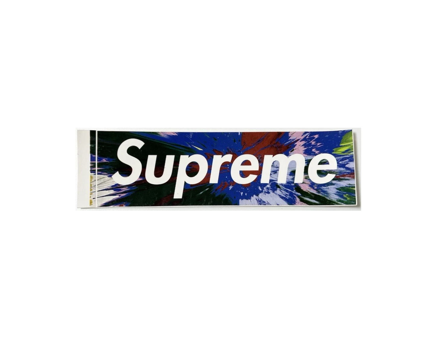 Supreme Damien Hirst Box Logo Sticker 2009 (Blue)