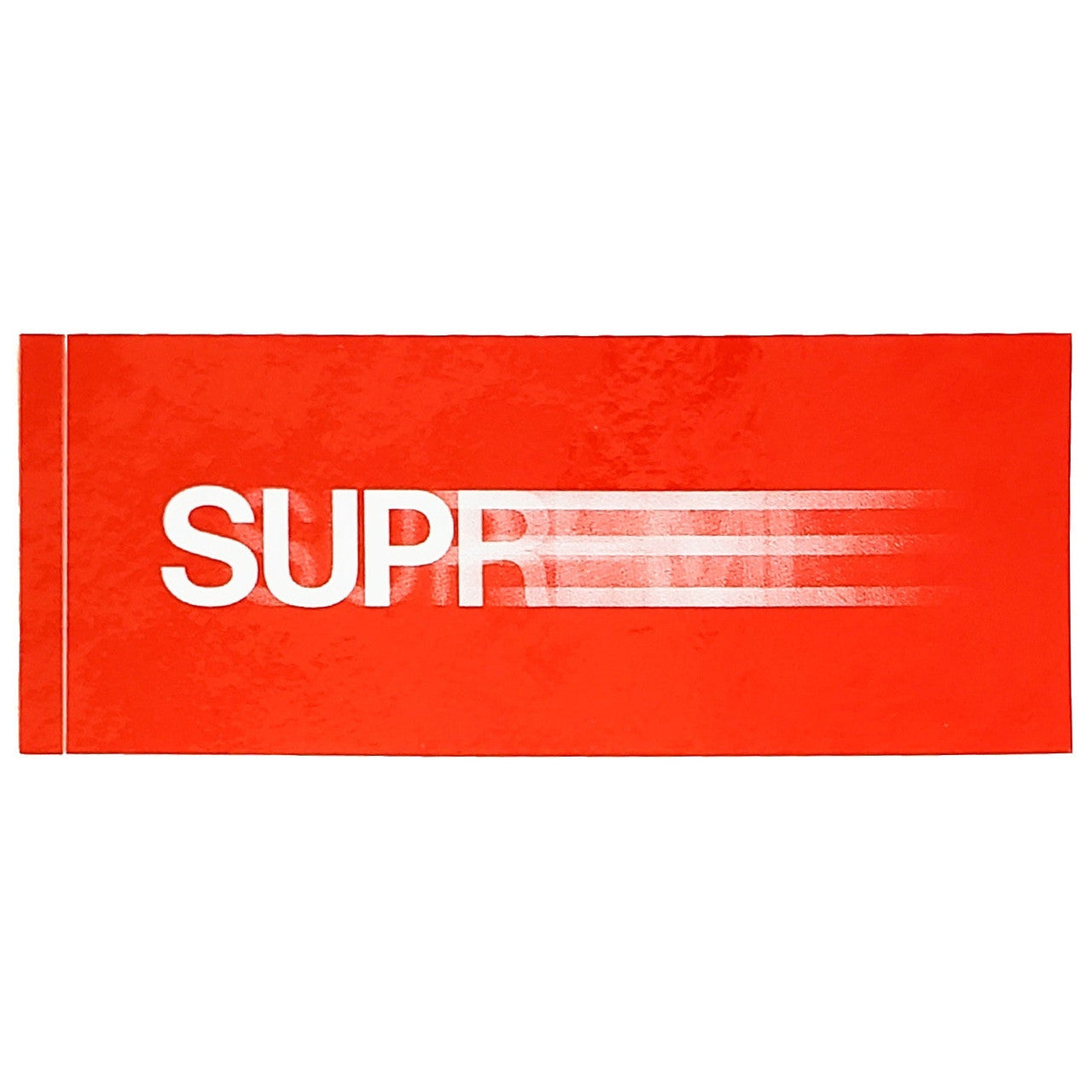 Supreme Motion Logo II Sticker Red SS10