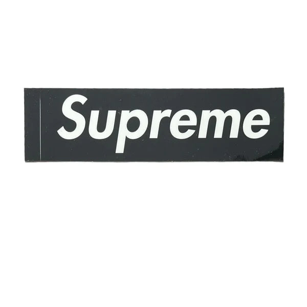 Supreme Black Box Logo Sticker Friends & Family 2007
