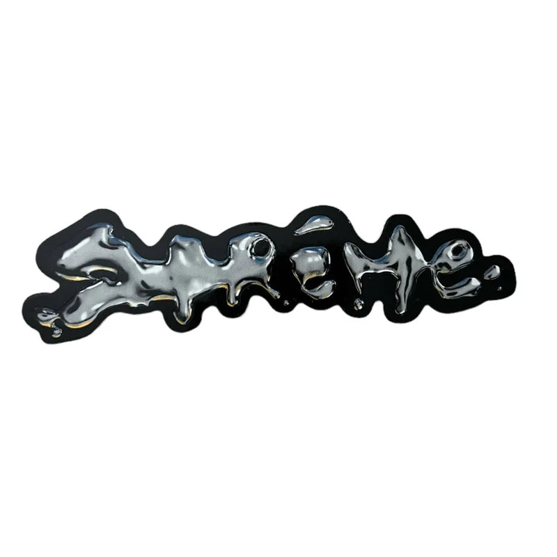 Supreme Liquid Fluid Sticker Black FW18