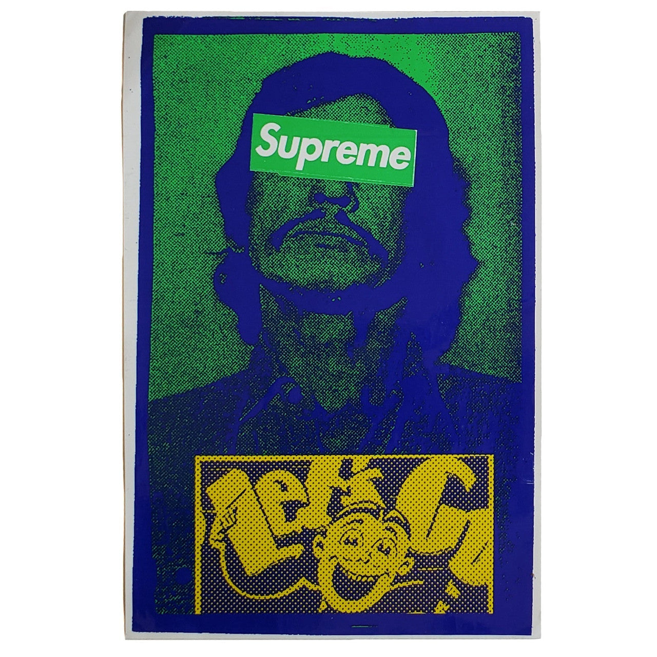 Supreme Green Charles Bronson Sticker FW08