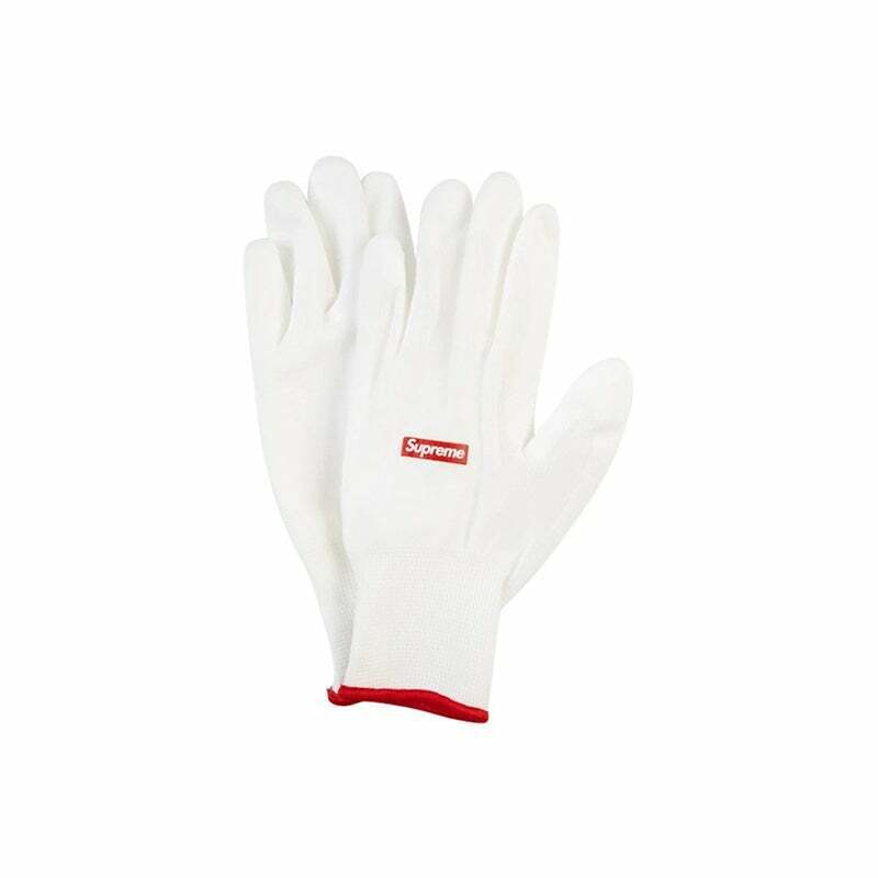 Supreme rubberized gloves