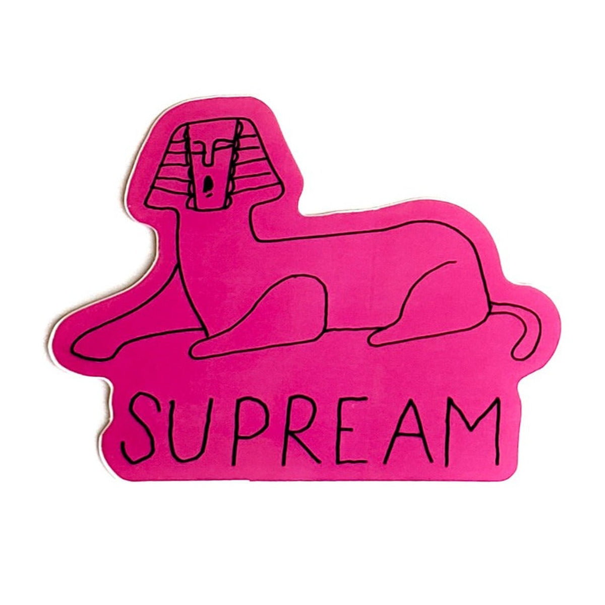 Supreme Gonz Sphinx Pink Sticker SS13