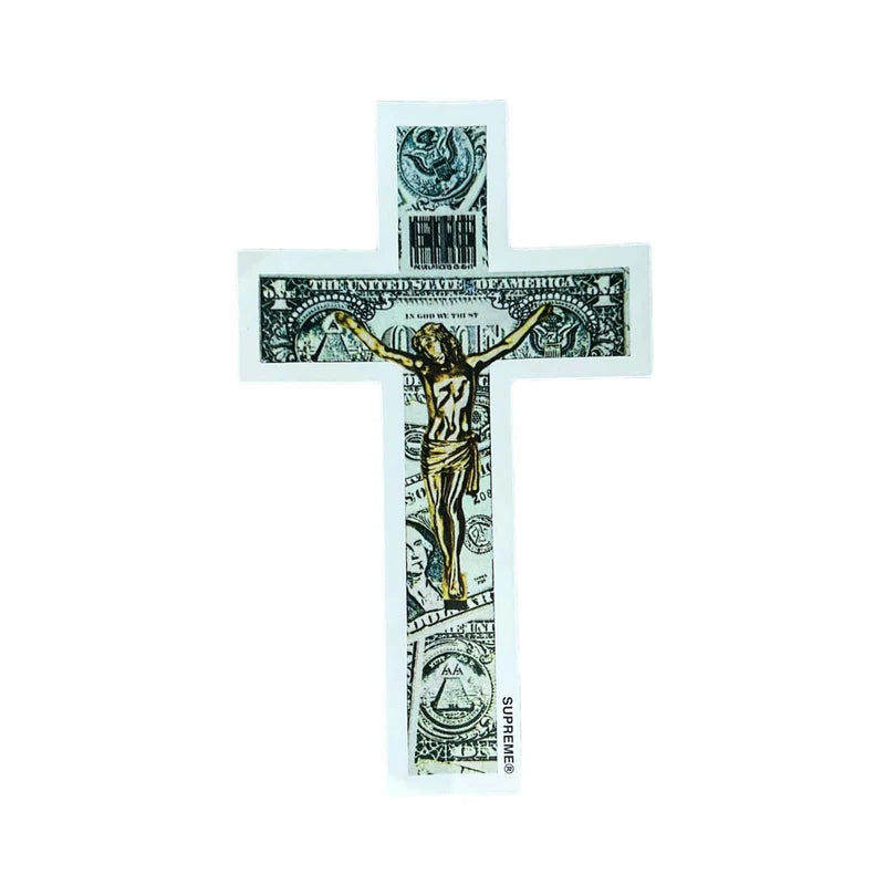 Supreme In God We Trust Cross Dead Kennedys Sticker SS14