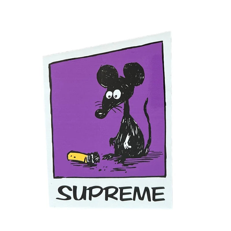 Supreme Rat Sticker Purple SS21