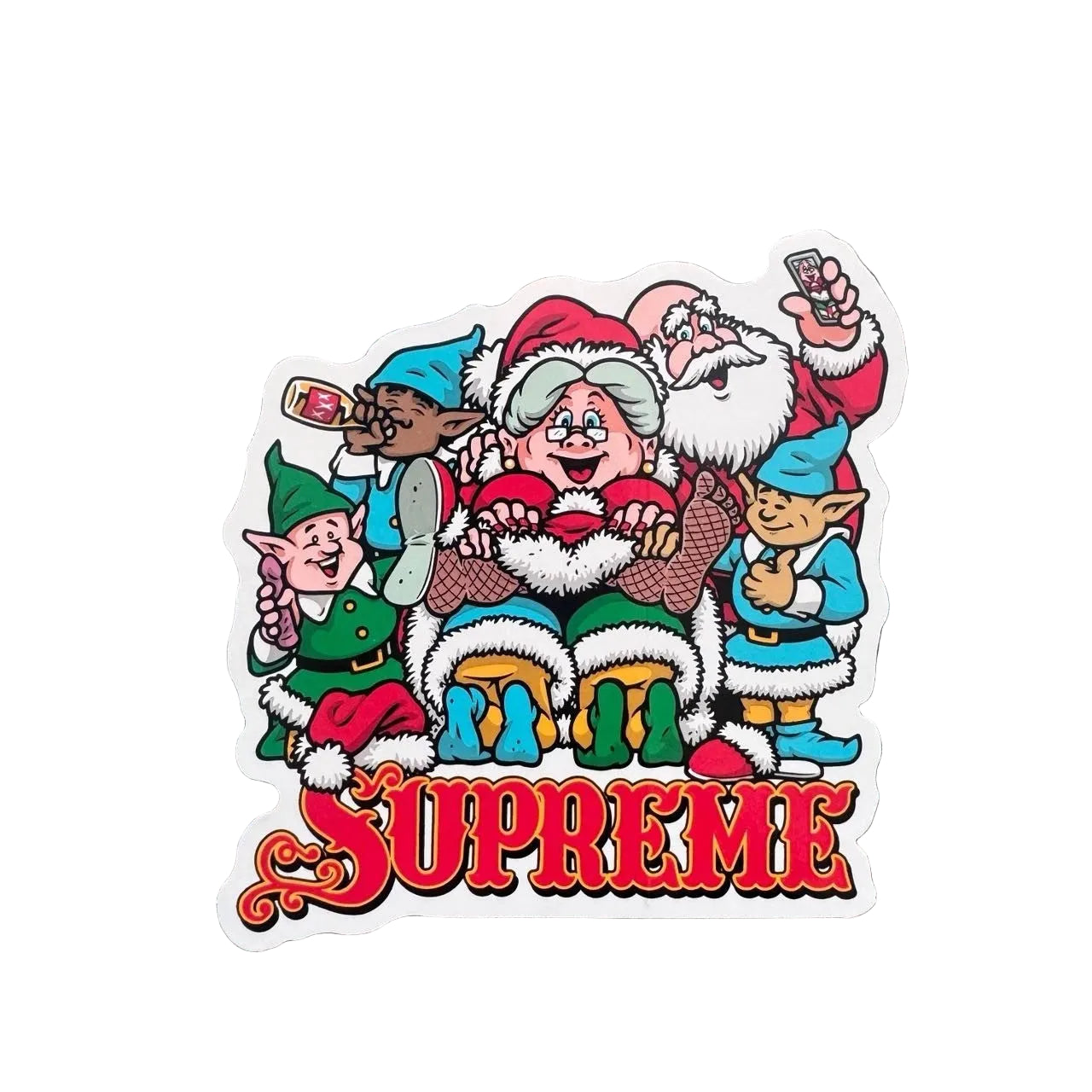 Supreme Naughty Sticker FW25