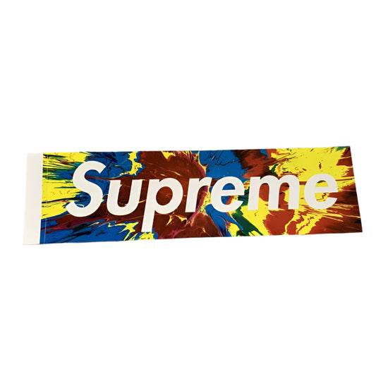Supreme Damien Hirst Box Logo Sticker 2009