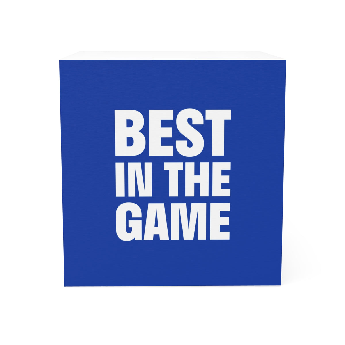 Best In The Game Navy Note Cube