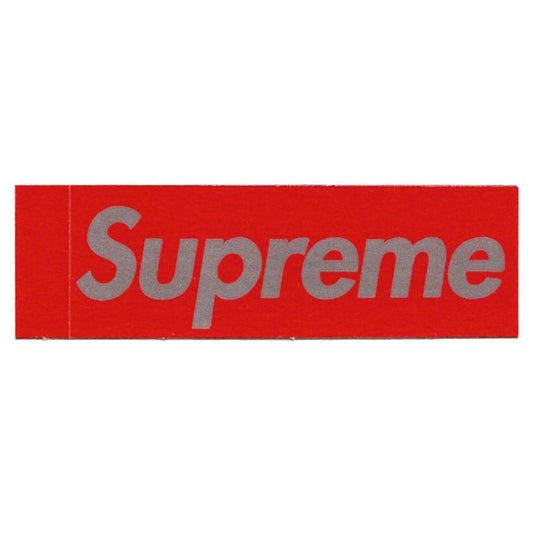 Supreme Red/Silver Box Logo Sticker Mini 1997