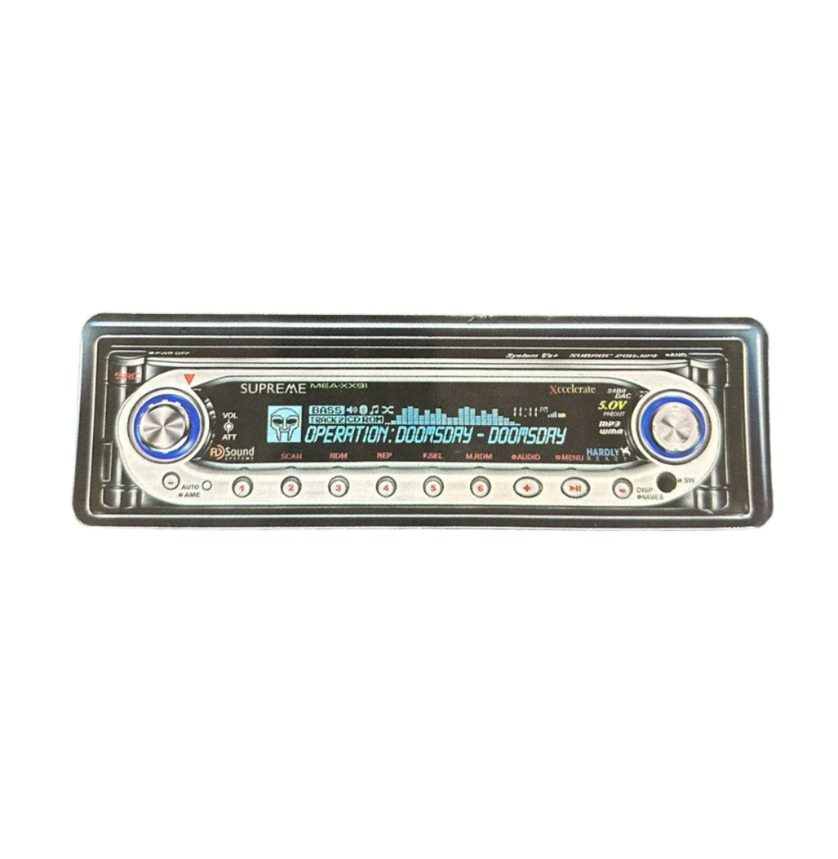 Supreme Receiver Sticker SS25