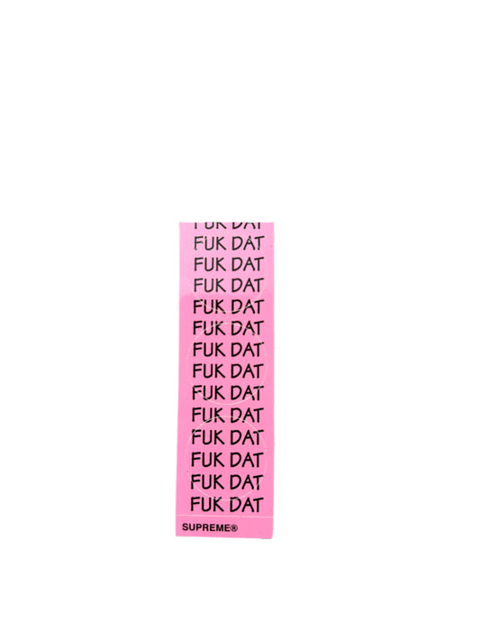 Supreme Fuk Dat Mini Stickers FW22
