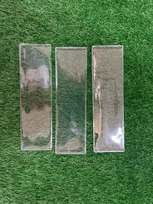 3 Plastic Sleeves To Protect Box Logo Stickers