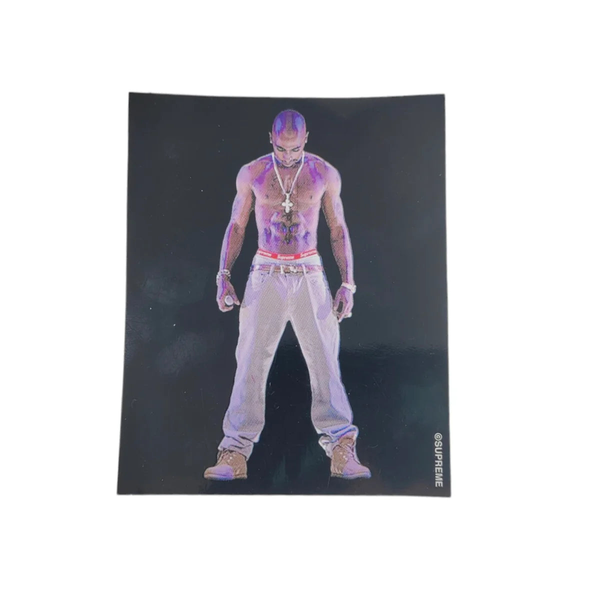 Supreme Tupac Hologram Sticker SS20