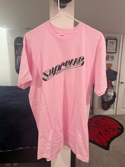 Supreme Banner T-Shirt Light Pink (Size Large New)