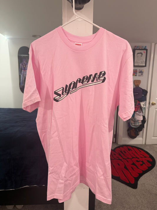 Supreme Banner T-Shirt Light Pink (Size Large New)