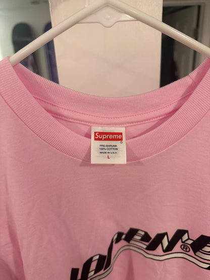 Supreme Banner T-Shirt Light Pink (Size Large New)