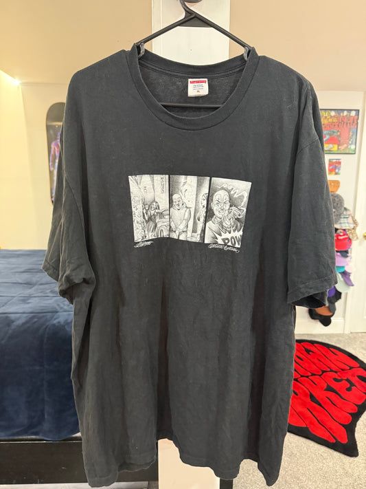 Supreme Mr Cartoon Black T-Shirt (Size XL Worn)