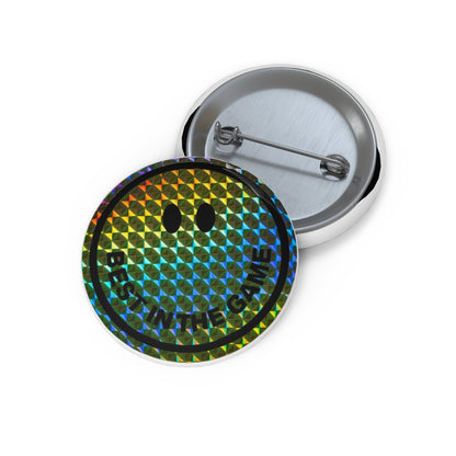 Best In The Game Smiley Pin Button