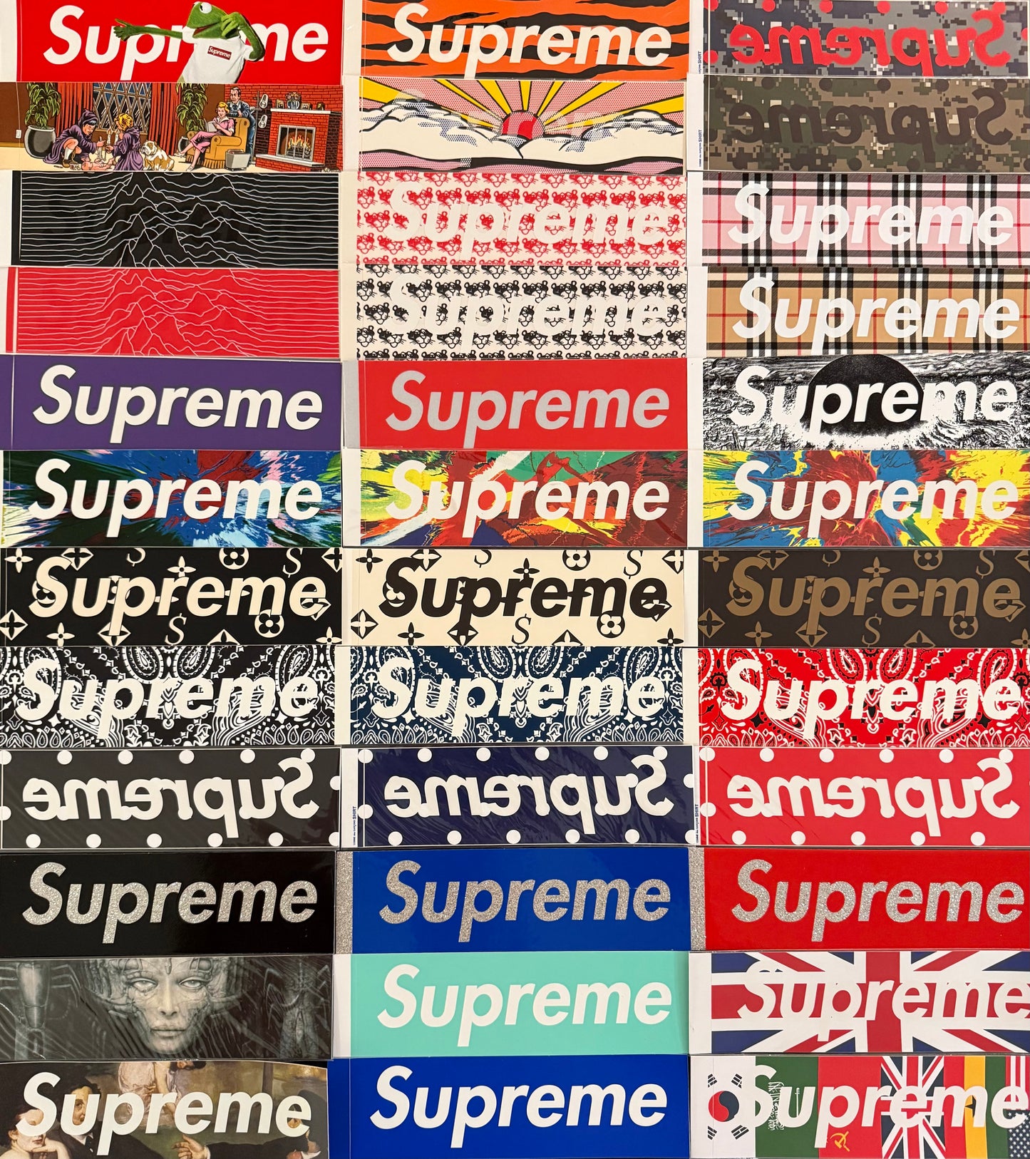 Custom Best In The Game 3 Row Of Bogos Sticker