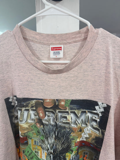 Supreme Dragon Pink T-Shirt (Worn Size Large)