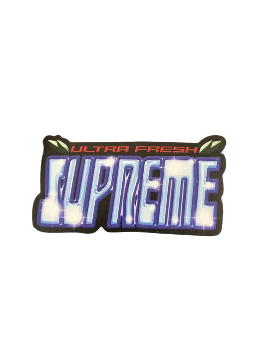 Supreme Ultra Fresh Sticker Black FW20