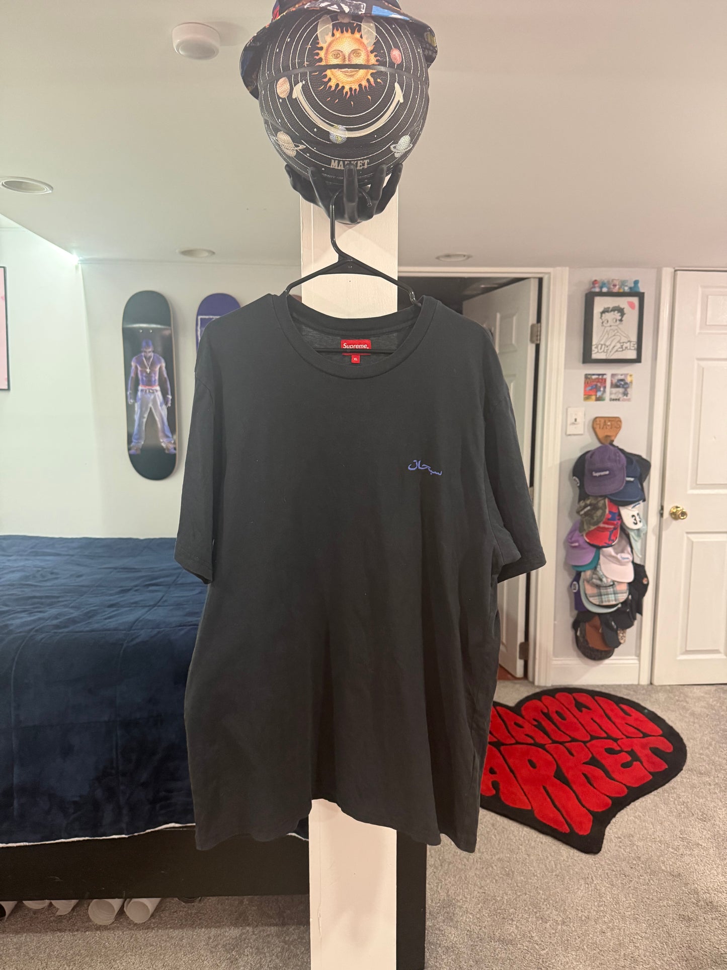 Supreme Black Arabic T-Shirt (Worn Size XL)
